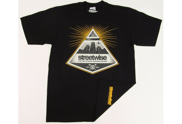STREETWISE EMPIRE T-shirt Illuminati Tee Mens Adult Men Black New 