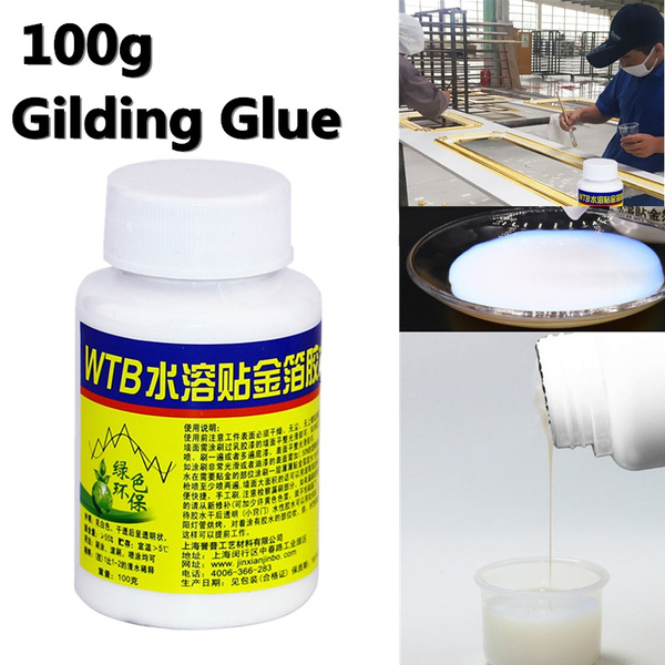 Metal Leaf Gilding Adhesive- Gilding glue for leaf foil - 100ml