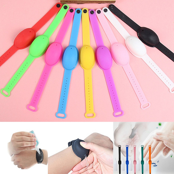 Hand sanitizer on sale silicone bracelet