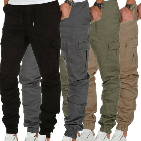 Custom Outdoor Fashionable Pockets Casual Jogger Loose Fit Pants Men's  Cargo Trousers - China Cargo Pants Men and Cargo Pants price |  Made-in-China.com