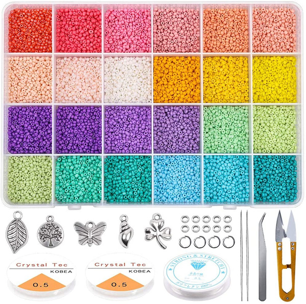 Diy Jewelry Making Tool Kit, Including Beading Needles, Seed Bead