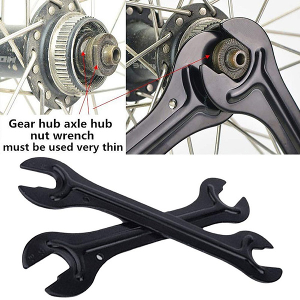 Carbon Steel Bike Cycle Head Open End Axle Hub Cone Wrench Bicycle Repair Tool 