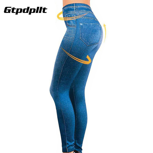 Women Fleece Lined Winter Jeans, Genie Slim Fashion Jeggings Leggings |  Fruugo BH