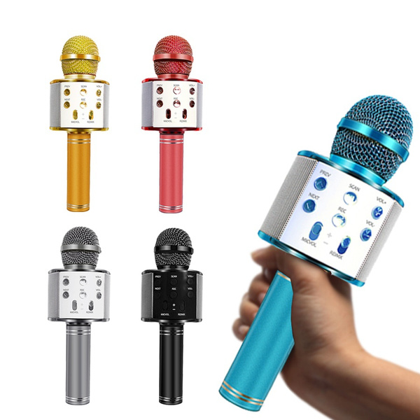 Mini Karaoke Machine Portable Microphone & Sound Box Set Home KTV