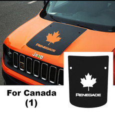 Canada, Car Sticker, Fiber, Jeep