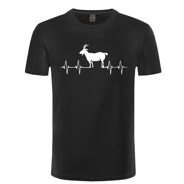 Goat Heartbeat T Shirt Goat Lover Country Chicken Goat Tee | Wish