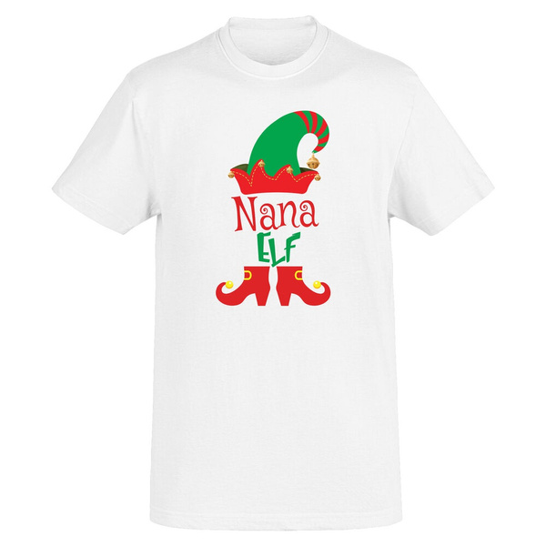 Nana Elf T Shirt Christmas Gift For 