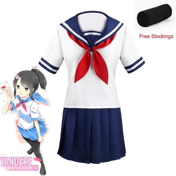 Game Ayano Aishi Cosplay Costume Yandere Simulator Yandere Chan Sailor ...