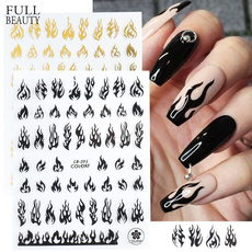 nail stickers, fireflamedecal, Beauty, Winter