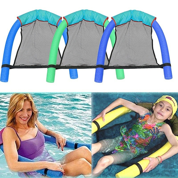 Floating Pool Beach Chair Noodle Sling Swimming Mesh Net Seat Water Float Adult 