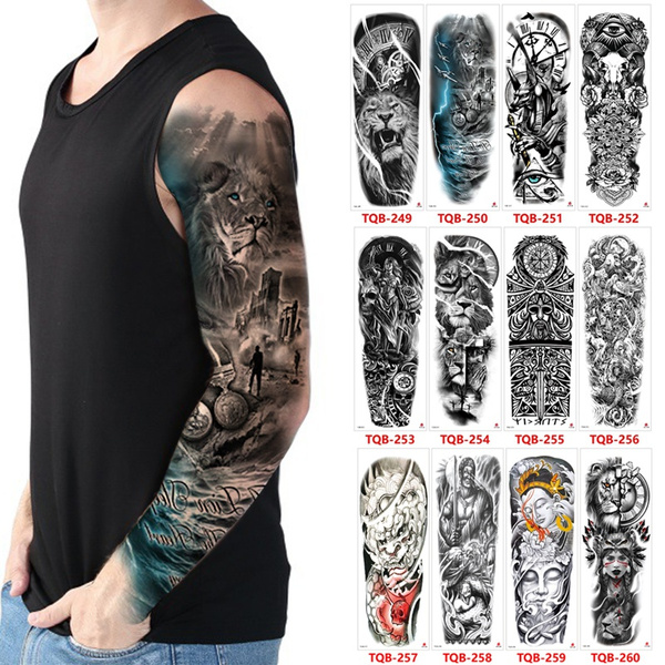 Full sleeve tattoo 12 by shepush on DeviantArt