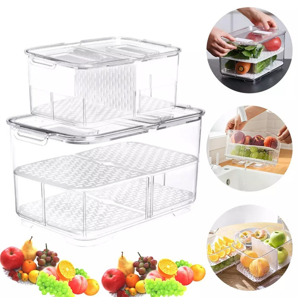 Sealed Box Kitchen Fridge Food Container Fresh Vegetable Fruit