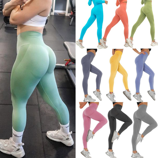 Tummy Control Leggings High Waist Stretch Fitness Sports Gym Trousers Ladies  Lot | eBay