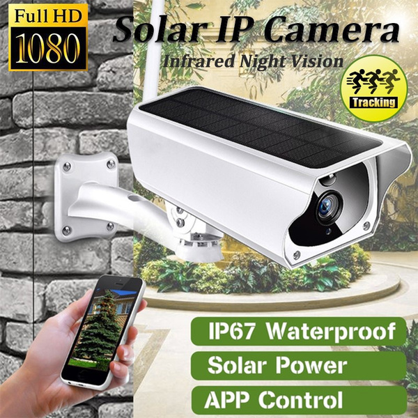 low power solar ip camera
