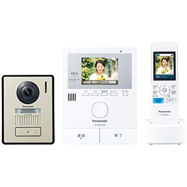 Panasonic wireless monitor TV doorphone with LED light Anywhere