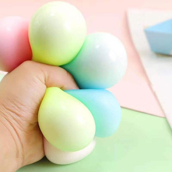 1x Jelly squishy gel squeeze dough stress ball anxiety stress autism fidget toys 