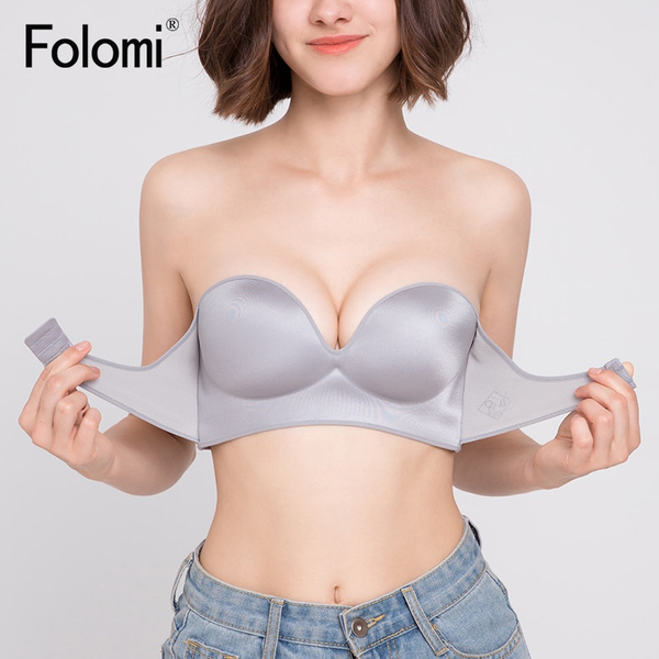 Strapless Bra Push Up Lingerie Seamless Invisible Bras Half Cup