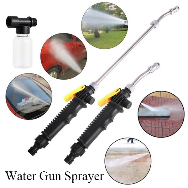50CM Car High Pressure Water Gun Washer Garden Hose Nozzle Spray Sprinkler Tools 