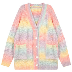 rainbow, Moda, Knitting, Shirt