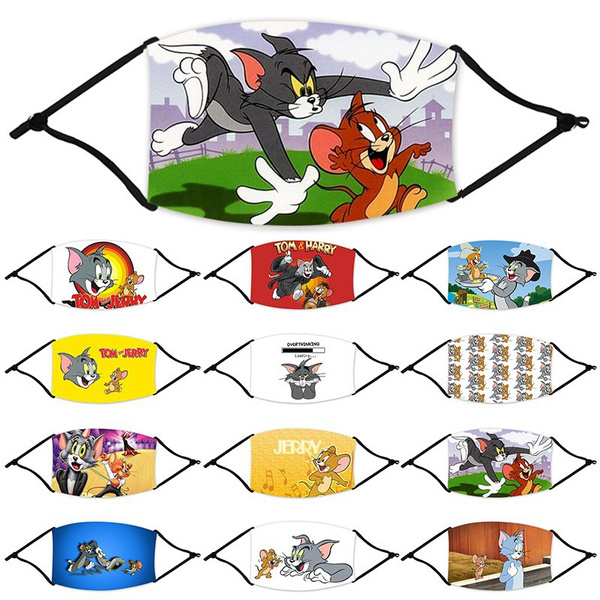 With 1 Filter Unisex Tom And Jerry 3D Print Funny Windproof Face Mask Washable Breathable Face Mask Cartoon Cute Mask For Adult Kids | Wish With 1 Filter Unisex Tom And Jerry 3D Print Funny Windproof Face Mask Washable Breathable Face Mask Cartoon Cute Mask For Adult Kids | Wish