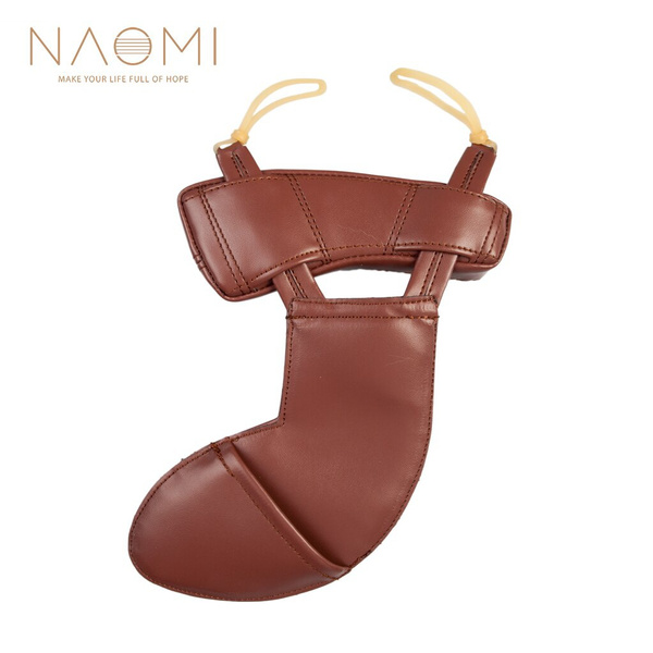 Naomi violin shoulder rest 4 4 violin sheep leather shoulder rest brown