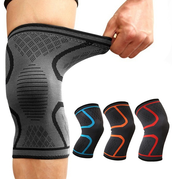 Fitness Running Cycling Knee Support Braces Elastic Nylon Sport ...