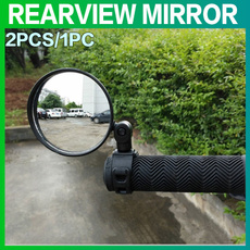5cm/8cm 1 PC/2PCS  360 Degree Rotating Bicycle Rearview Handlebar Mirrors Cycling Rear View MTB Bike Silicone Handle Rearview Mirror