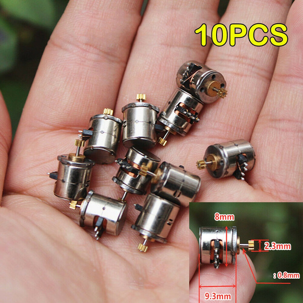 10 Pieces Mini 8 mm 2Phase 4Wire Stepper Motor Miniature With 9