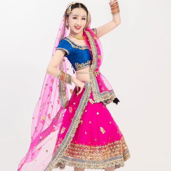 Kathak Readymade Costume - Lehenga Choli - bharatanatyam world