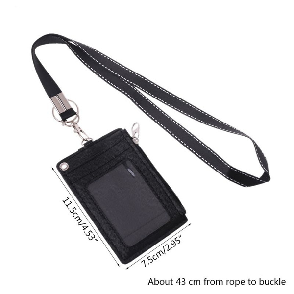 Business Credit Card Id Badge Coin Purse Holder Neck Strap Lanyard ...