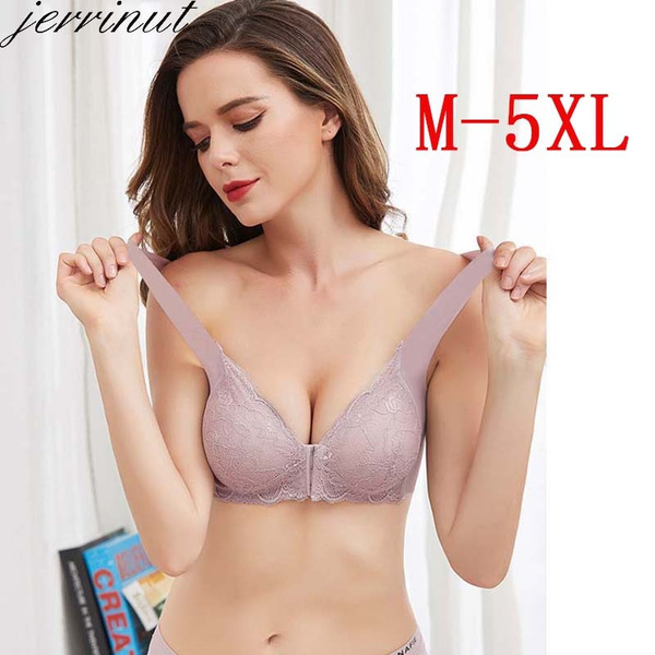 M-XXXL Bras For Women Bralette Plus Large Size Lace Underwear Push