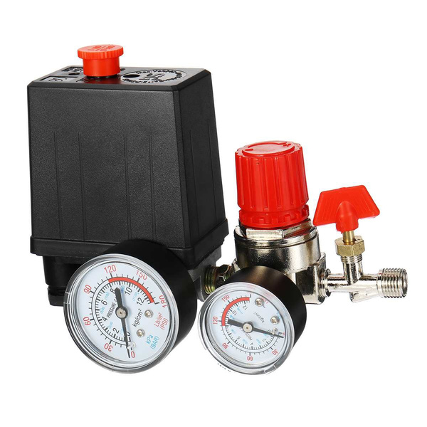 240 V Ac Regulator Heavy Duty Air Compressor Pump Pressure Control ...