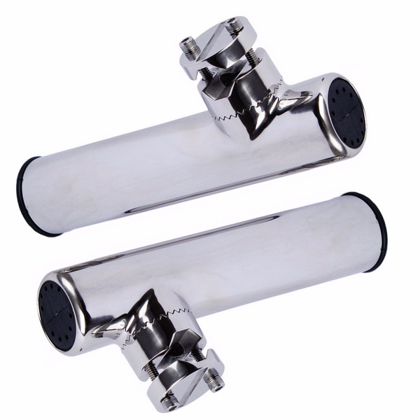 2 Pieces - Boat Accessories Marine Stainless Steel Clamp On
