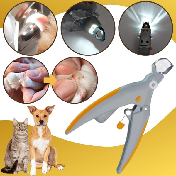Feiju Pet Nail Clipper - with LED Light, with Safety India | Ubuy