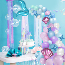 mermaidparty, Garland, Balloon, Tail