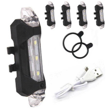 led, Bicycle, Rechargeable, bikelightsfrontandbackledbicyclelight