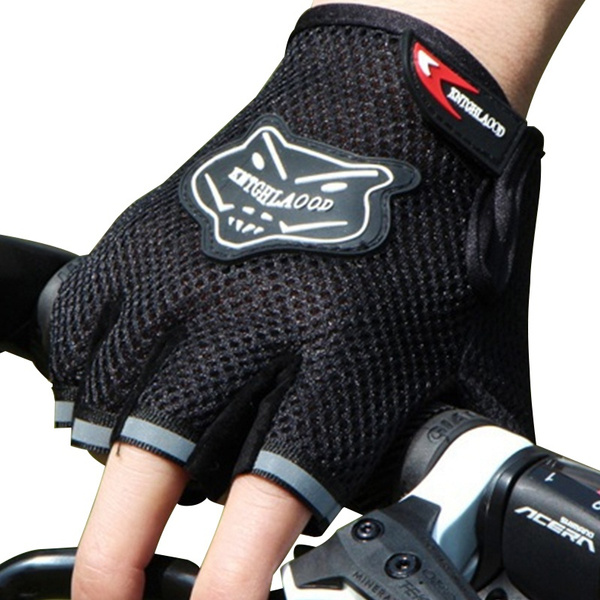 Bike Outdoor Sports Cycling Bicycle MTB Gloves Riding Race Half Finger Gloves 