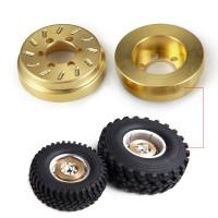 2/4pcs Brass Internal Counterweight Wheel Hub Balance Weight for 1.9