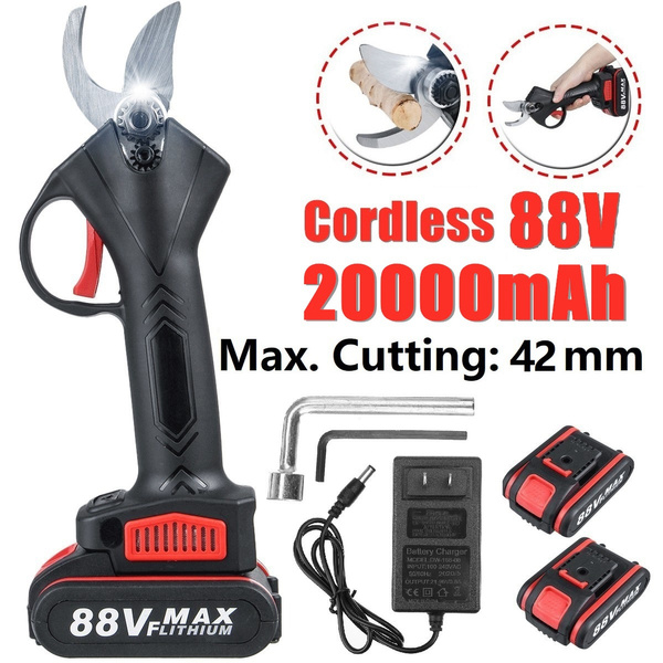 30mm Electric Cordless Pruning Shears Scissor Cutter Pruner For