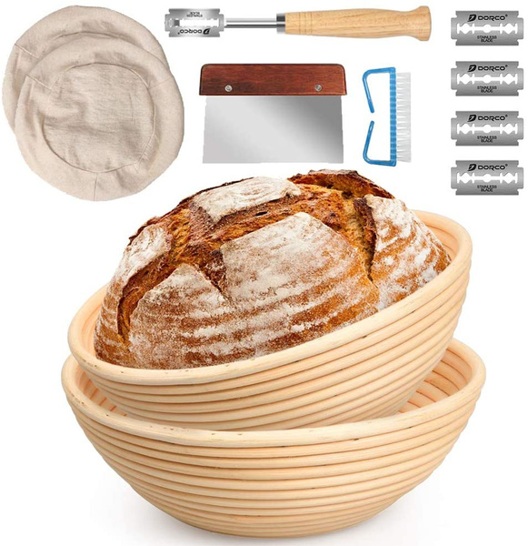 Bread Proofing Basket Dough Professional Baking Tool Set For Home Bakers 