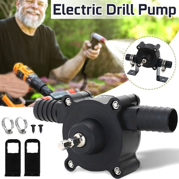 Hand Electric Drill Drive Self Priming Pump Water Oil Fluid Transfer Mini Pumps