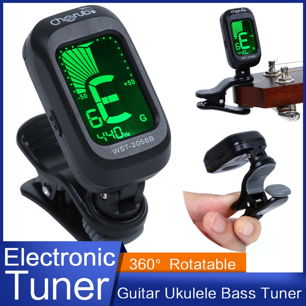 Folk Acoustic Guitar Tuner Violin Ukulele Bass Electronic Tuning Tuner