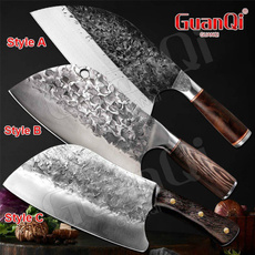 forgedhandmadeknife, kitchenbutcherknife, Handmade, choppingknife