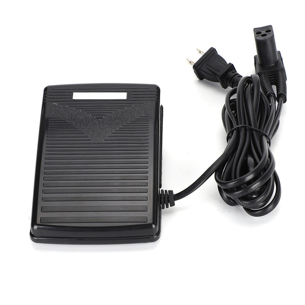 Sewing Machine Electronic Foot Control Pedal+Power Cord for Machines Wish
