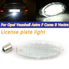 licenselamp, opelastra, lights, led