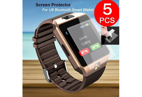 5PCS HD Clear LCD Screen Protector Protective Film For U8 Bluetooth Smart  Watch | Wish