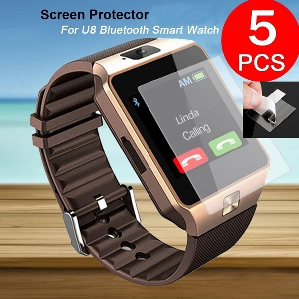 serveerster Wie Extra 5PCS HD Clear LCD-schermbeschermer Beschermfolie voor U8 Bluetooth Smart  Watch: | Wish