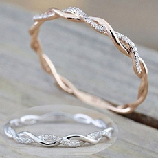 DIAMOND, zirconring, Simple, Diamond Ring