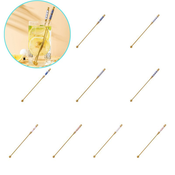 Stainless Steel Coffee Beverage Stirrers Stir Cocktail Drink