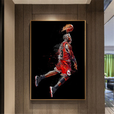 bedroom, Decor, Basketball, art